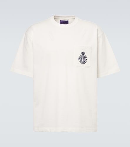 T-shirt brodé en coton mélangé - Ralph Lauren Purple Label - Modalova