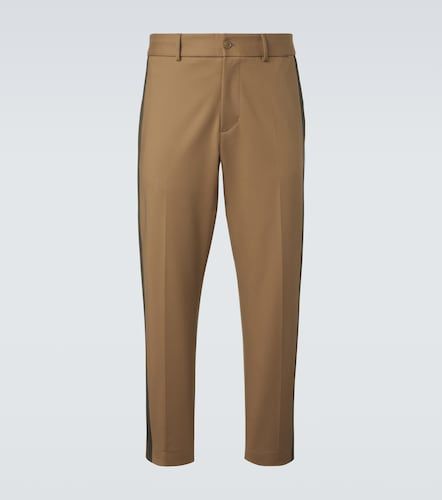 Pantalon droit en coton mélangé - Moncler - Modalova
