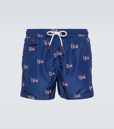 Kiton Short de bain imprimé - Kiton - Modalova