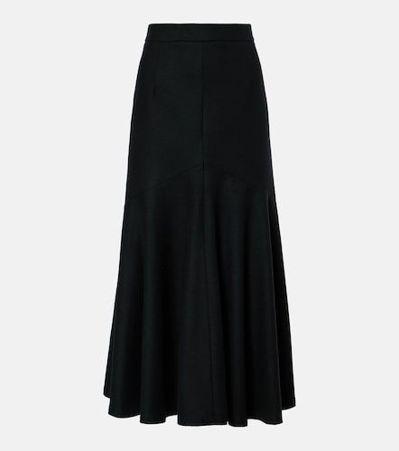 Jupe midi Peplum en laine mélangée - Patou - Modalova