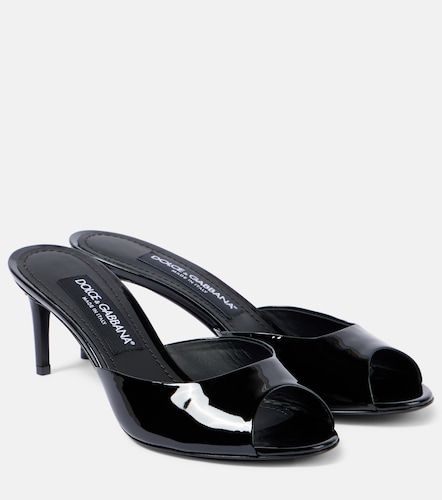 Sandales en cuir verni - Dolce&Gabbana - Modalova