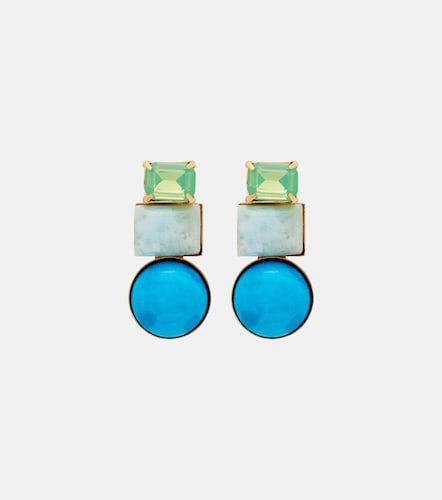 Boucles d'oreilles Azurine à cristaux - Jennifer Behr - Modalova