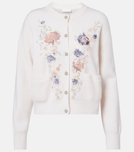 Cardigan en laine et cachemire à sequins - Rabanne - Modalova