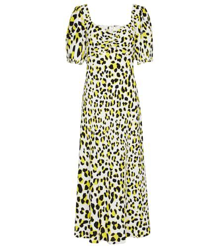 Robe midi Jade en crêpe à motif léopard - Diane von Furstenberg - Modalova