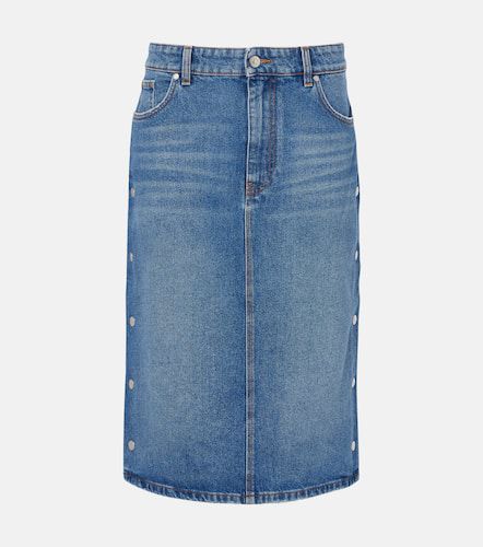 Jupe crayon en denim à taille mi-haute - Stella McCartney - Modalova