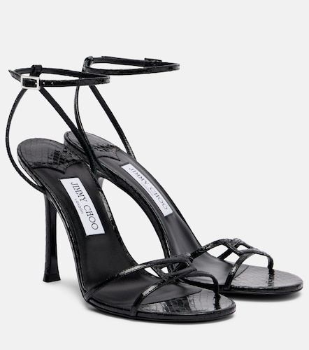 Jimmy Choo Sandales Leo 100 en cuir - Jimmy Choo - Modalova