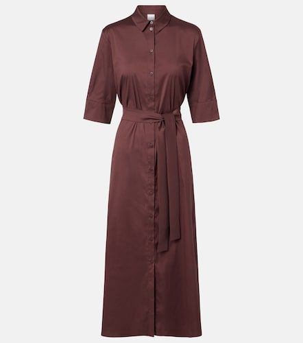 Robe midi Cognac en coton mélangé - Max Mara - Modalova