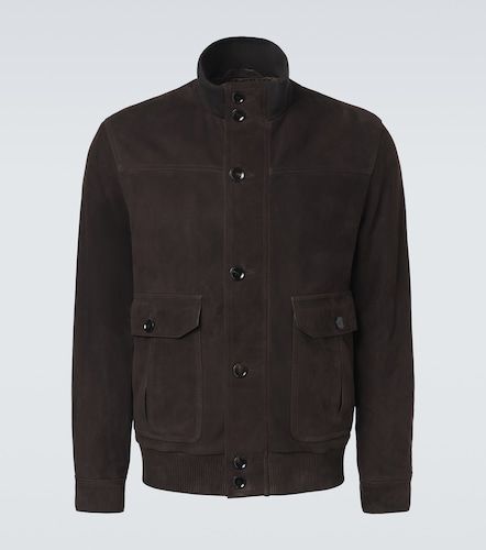 Brioni Veste bomber en daim - Brioni - Modalova