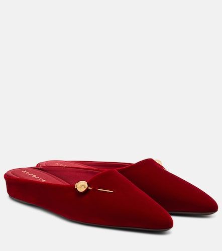 Mules compensées Sleep On It en velours - Herbert Levine - Modalova