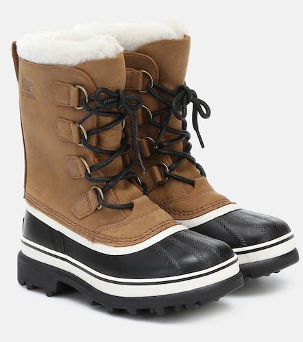 Bottines après-ski Caribou en shearling et daim - Sorel - Modalova