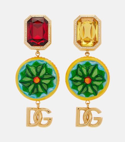 Boucles d'oreilles DG à ornements - Dolce&Gabbana - Modalova