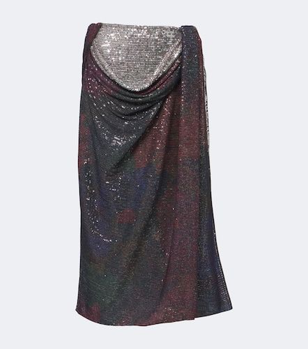 Jupe midi à imprimé et sequins - Maison Margiela - Modalova