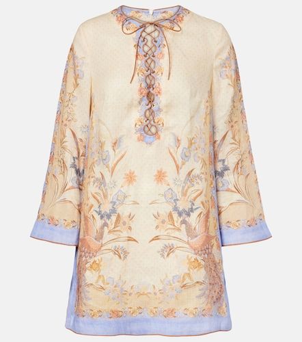Tunique Indra en lin à motif floral - Zimmermann - Modalova