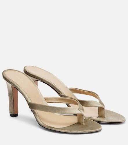 The Row Mules Sacha en velours - The Row - Modalova