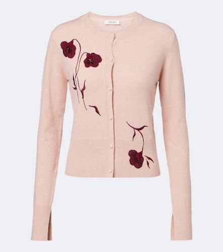 Cardigan à appliqués floraux - Erdem - Modalova