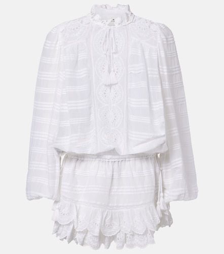 Robe Preya brodée en coton - Marant Etoile - Modalova