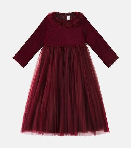 Il Gufo Robe en velours et tulle - Il Gufo - Modalova