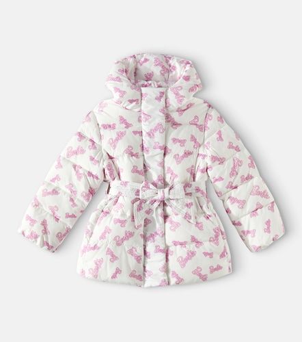 X Barbie® – Veste matelassée imprimée - Monnalisa - Modalova