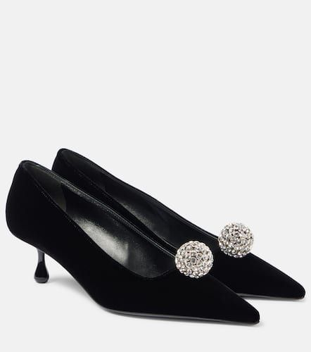 Escarpins Orb 50 en velours à ornements - Jimmy Choo - Modalova