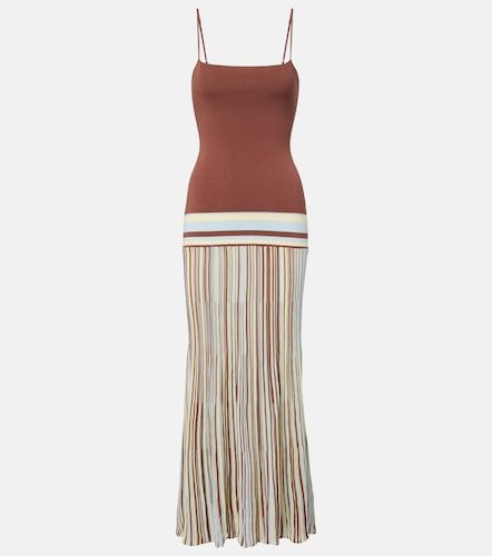 Robe longue Citara rayée en coton mélangé - Faithfull - Modalova