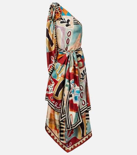 Alémais x LRNCE – Robe midi Michelle en soie - Alemais - Modalova
