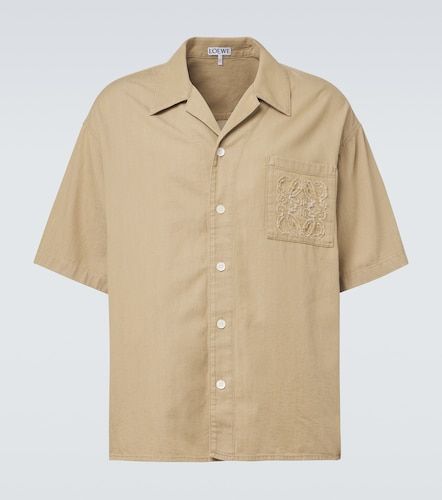 Chemise en coton à logo brodé - Loewe - Modalova
