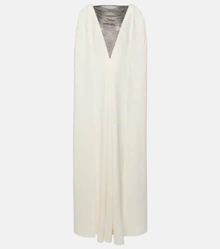 Robe cape longue Abrielle à ornements - Safiyaa - Modalova