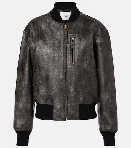 Veste bomber Crisley en cuir synthétique - Marant Etoile - Modalova