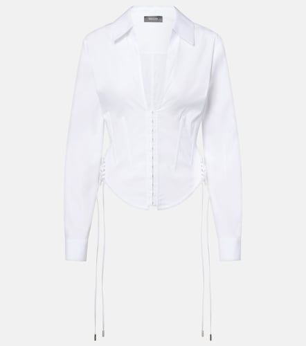 Mugler Top en coton mélangé - Mugler - Modalova