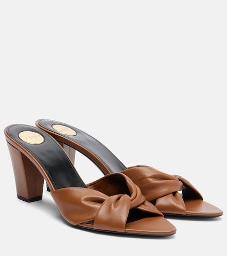 Mules Franciane en cuir - Saint Laurent - Modalova