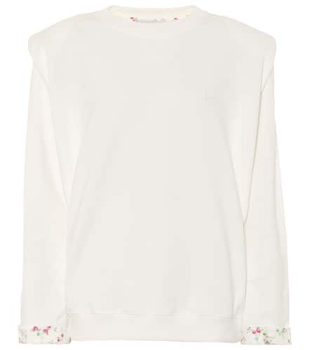 Sweat-shirt en coton à fleurs - Philosophy di Lorenzo Serafini - Modalova