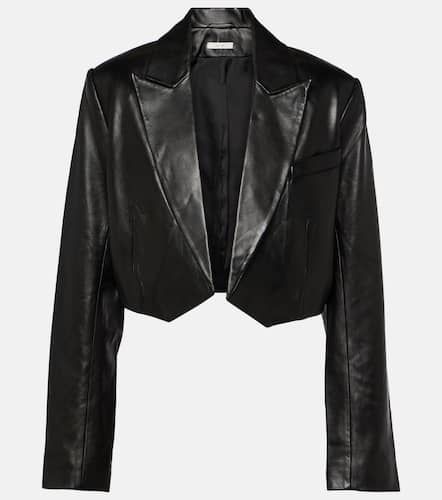 The Sei Blazer raccourci en cuir - The Sei - Modalova