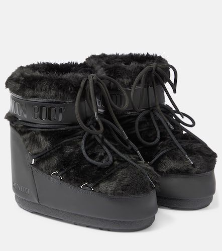 Bottines après-ski Icon Low à fourrure synthétique - Moon Boot - Modalova