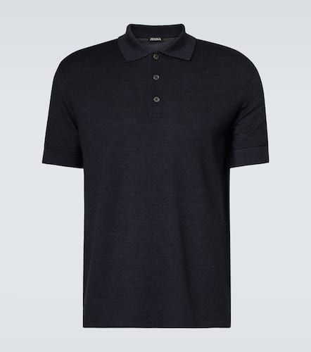 Zegna Polo en coton et soie - Zegna - Modalova