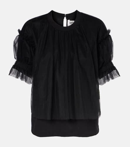 Noir Kei Ninomiya Top en coton - Noir Kei Ninomiya - Modalova