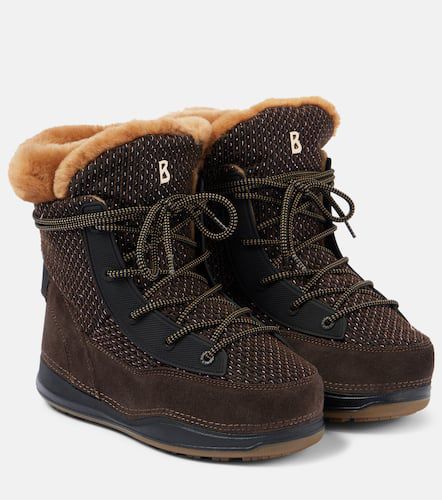 Bottines Verbier en daim et shearling - Bogner - Modalova