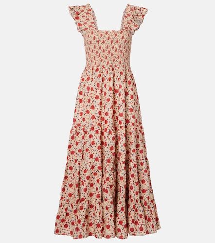 Robe midi Kendall en coton à fleurs - Rixo - Modalova