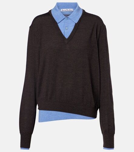 Acne Studios Polo en laine - Acne Studios - Modalova