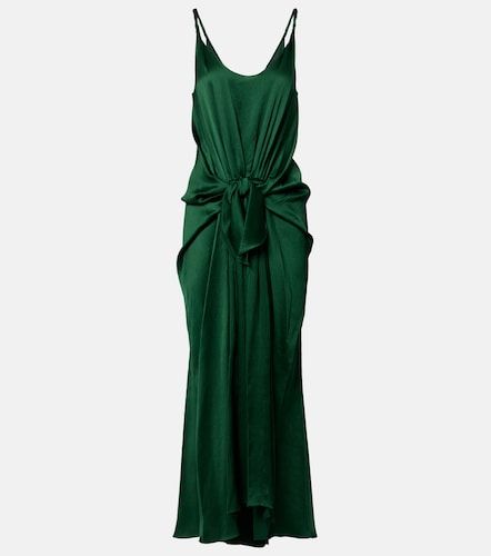 Robe longue en satin de soie - JW Anderson - Modalova