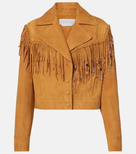 Veste Azra en daim à franges - Gabriela Hearst - Modalova