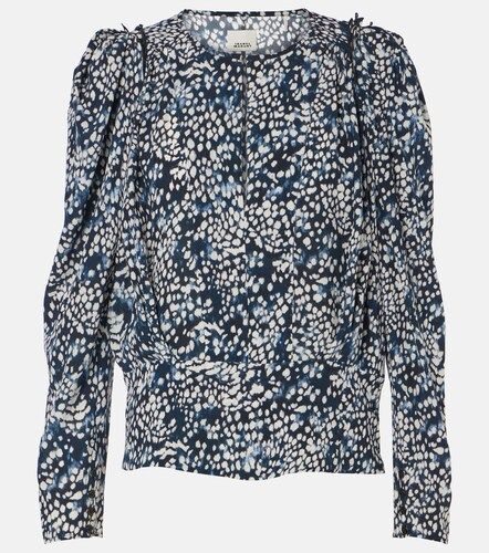 Blouse Zarga imprimée en soie mélangée - Isabel Marant - Modalova