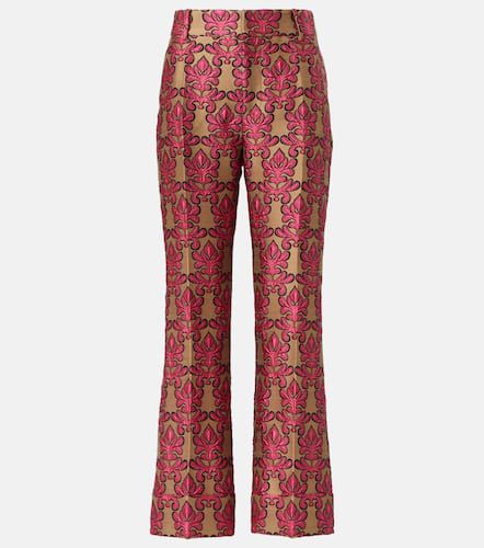 Pantalon droit Hendrix Herald en jacquard - La DoubleJ - Modalova