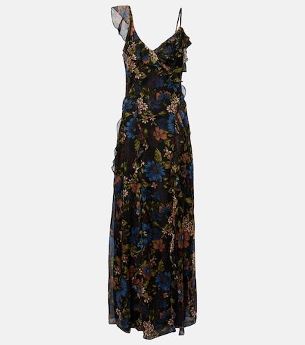 Robe longue Madeline en soie à fleurs - Veronica Beard - Modalova