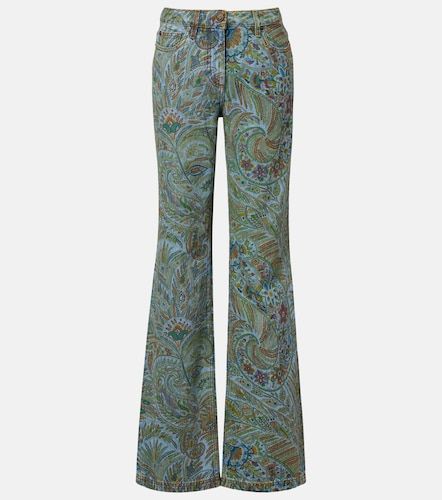 Etro Jean flare à motif cachemire - Etro - Modalova