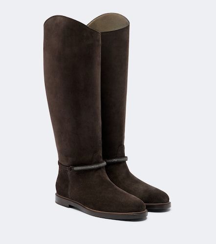 Bottes Monili en daim - Brunello Cucinelli - Modalova