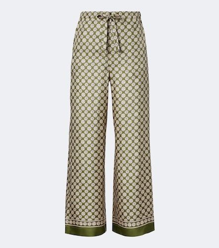 Pantalon ample en soie à imprimé - 'S Max Mara - Modalova