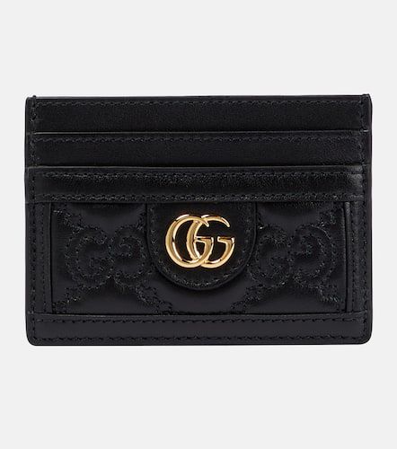 Porte-cartes GG en cuir matelassé - Gucci - Modalova