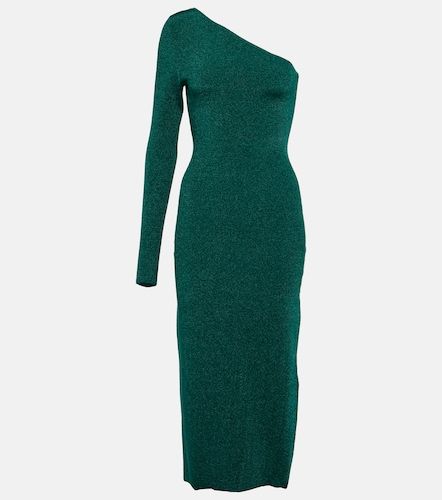 Robe midi asymétrique en maille - Victoria Beckham - Modalova