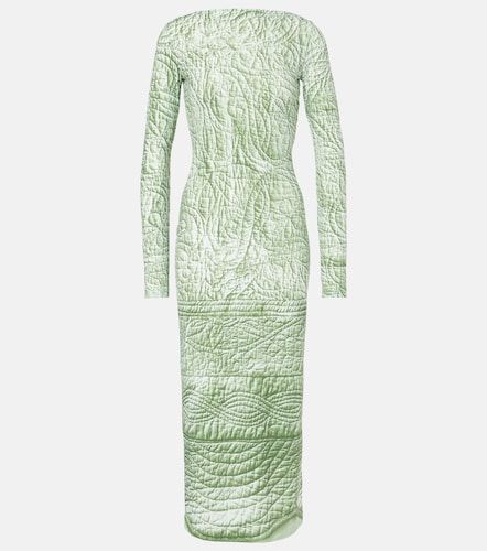Robe midi imprimée en jersey - MM6 Maison Margiela - Modalova