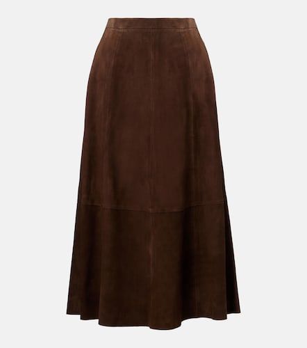 Vince Jupe midi en daim - Vince - Modalova